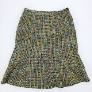 Jones New York Tweed Trumpet Skirt Size 4